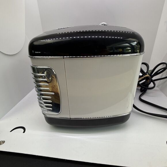 Studebaker SB2103BW Retro AM/FM CD Clock Radio Black Chrome Vintage Style Tested - Picture 7 of 12
